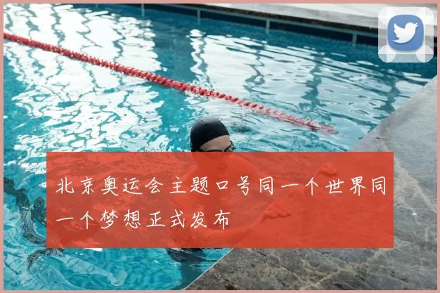 北京奥运会主题口号同一个世界同一个梦想正式发布