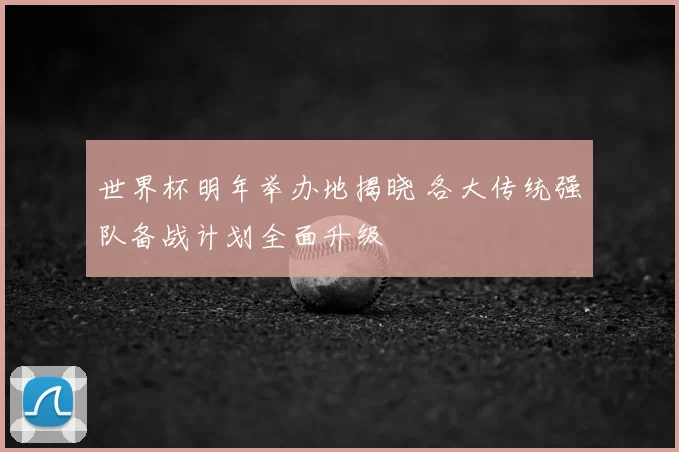 世界杯明年举办地揭晓 各大传统强队备战计划全面升级